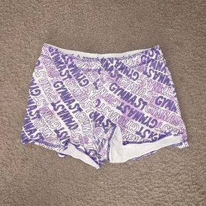 Kids gymnastics shorts